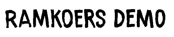 Ramkoers DEMO字体