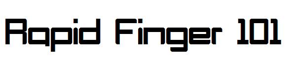 Rapid Finger 101字体