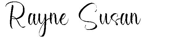 Rayne Susan字体