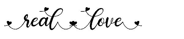 Reallove字体