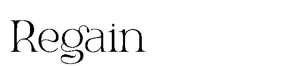 Regain字体