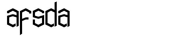 afsda字体