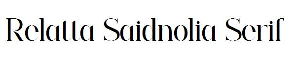 Relatta Saidnolia Serif字体