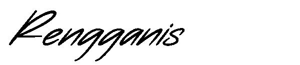 Rengganis字体