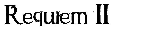 Requiem II字体