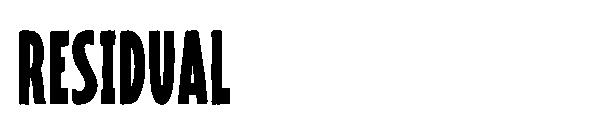 Residual字体