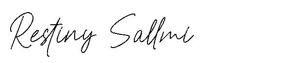 Restiny Sallmi字体