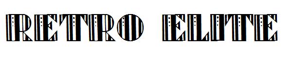 Retro Elite字体