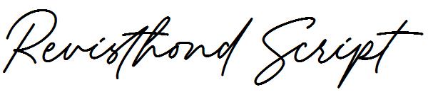 Revisthond Script字体