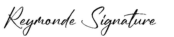 Reymonde Signature字体