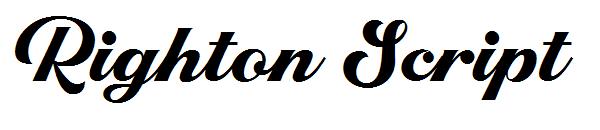 Righton Script字体