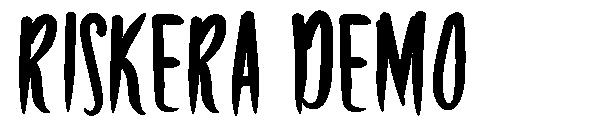 RISKERA DEMO字体