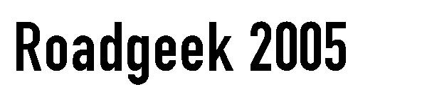 Roadgeek 2005字体