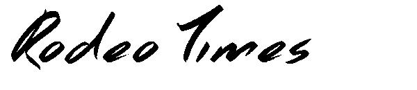 Rodeo Times字体