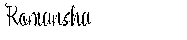 Romansha字体