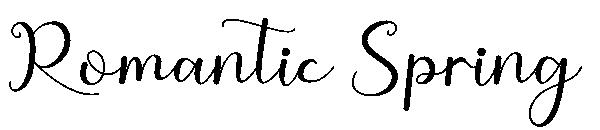 Romantic Spring字体