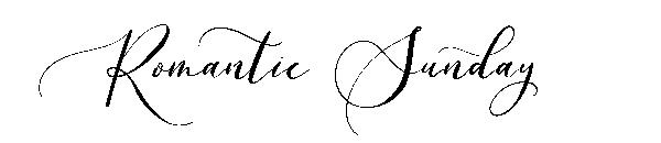 Romantic Sunday字体