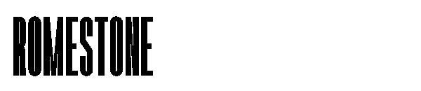 Romestone字体