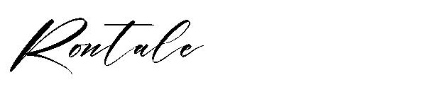 Rontale字体