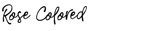 Rose Colored字体