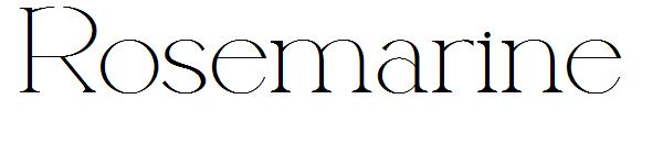 Rosemarine字体