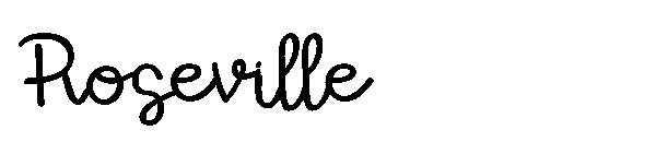 Roseville字体