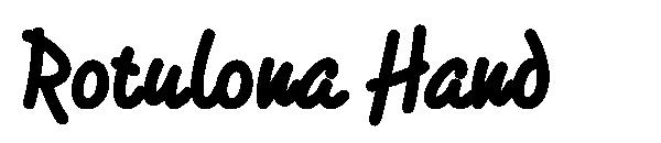 Rotulona Hand字体