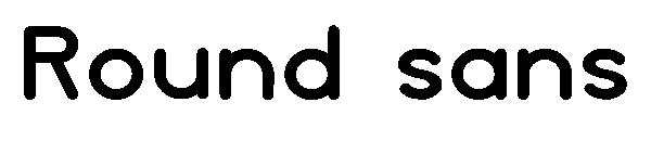 Round sans字体
