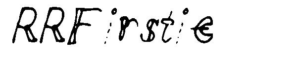 RRFirstie字体