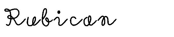 Rubican字体