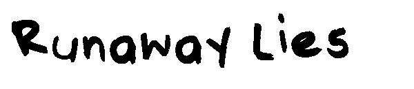 Runaway Lies字体