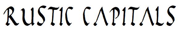 Rustic Capitals字体