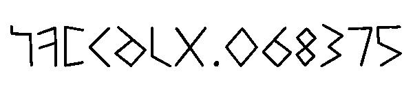 RVBcalx.068375字体