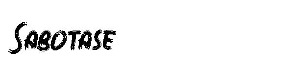 Sabotase字体
