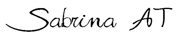 Sabrina AT字体