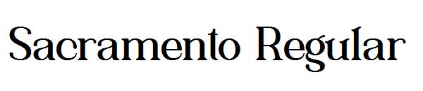 Sacramento Regular字体