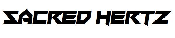 Sacred Hertz字体