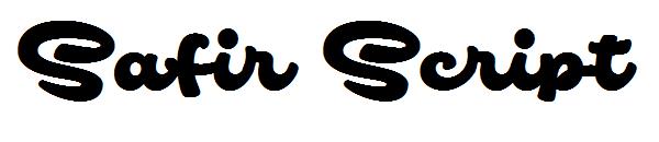 Safir Script字体
