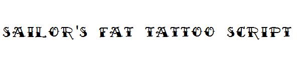 Sailor's Fat Tattoo Script字体
