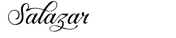 Salazar字体