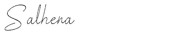 Salhena字体
