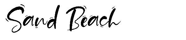 Sand Beach字体