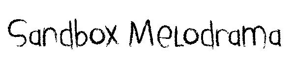 Sandbox Melodrama字体