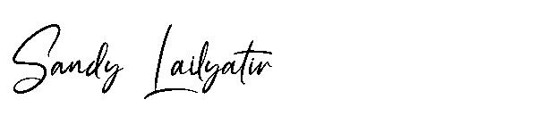 Sandy Lailyatir字体