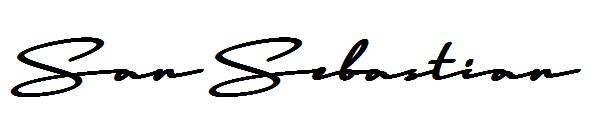 San Sebastian字体