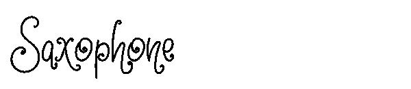Saxophone字体