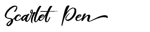 Scarlet Pen字体