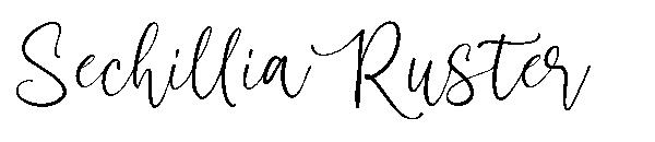 Sechillia Ruster字体