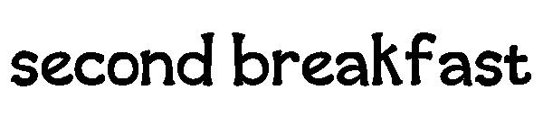 second breakfast字体