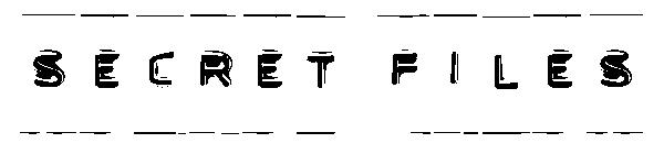 Secret Files字体